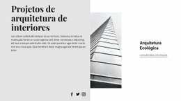 Estilo De Arquitetura Moderna - Página De Destino Moderna
