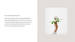 Detaljer För Interiör - Nedladdning Av HTML-Mall