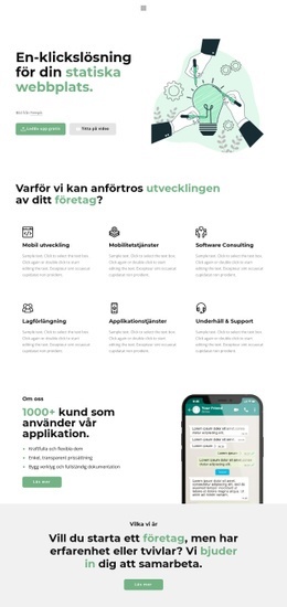 Multipurpose WordPress-Tema För Ett Klick För Framgång