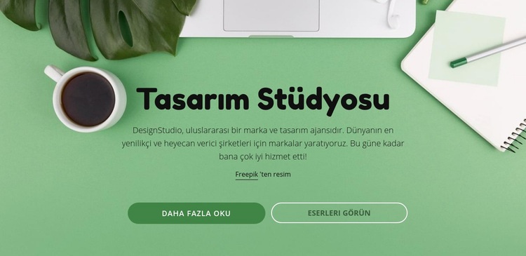 Markanız daha iyi bir yaratıcılığı hak ediyor HTML5 Şablonu