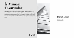 Modern Mimari Tarzı - Web Sitesi Şablonları