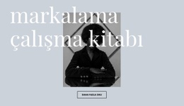 İşletmeler Için Markalaşma - Modern Tek Sayfalık Şablon