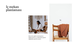 İç Mekan Planlaması - Yaratıcı Çok Amaçlı Şablon