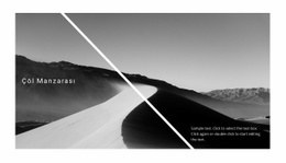 Güzel Çöl Doğası - Üstün Web Sitesi Tasarımı