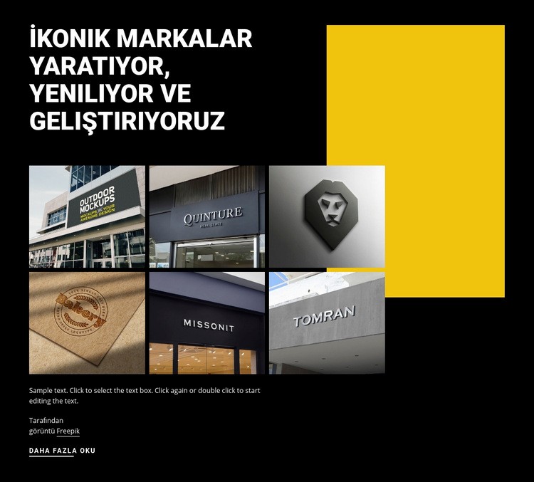 Gelişen ikonik sanat Web sitesi tasarımı