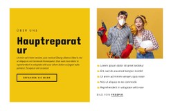 HTML5-Responsive Für Reparaturservice