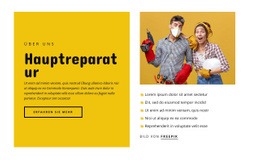 Reparaturservice - HTML5-Vorlage