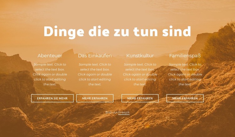 Abenteuer ohne Grenzen Website design