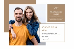 Modèle De Conception Gratuit Pour Visites De La Ville