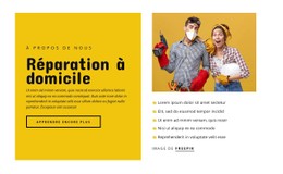 HTML5 Réactif Pour Services De Réparation À Domicile