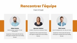 Conception D'Équipe – Modèle Vierge HTML5