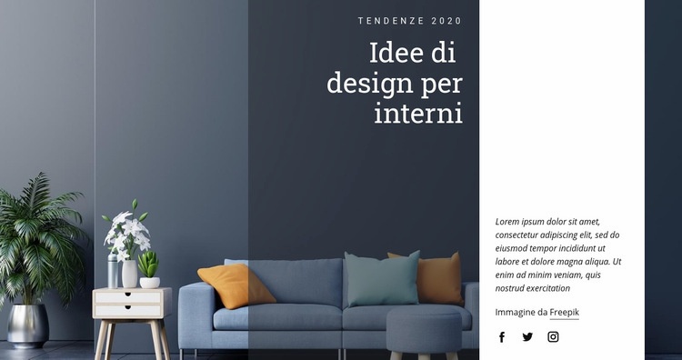 Decora le pareti con quadri Modelli di Website Builder