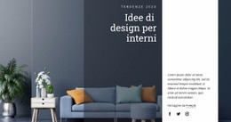 Decora Le Pareti Con Quadri - Mockup Del Sito Web PSD