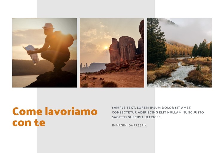 Viaggiatore individuale Modello CSS