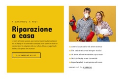Servizi Di Riparazione Domestica - Modello HTML5