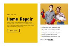 Home Repair Services - Functionality One Page Template