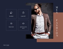 Trendy W Modzie Męskiej - Funkcjonalność Szablonu HTML5