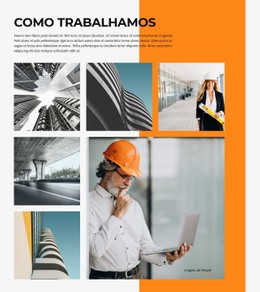 Construção E Arquitetura - Modelo HTML5, Responsivo, Gratuito