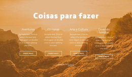 Tema WordPress Multifuncional Para Aventuras Sem Limites