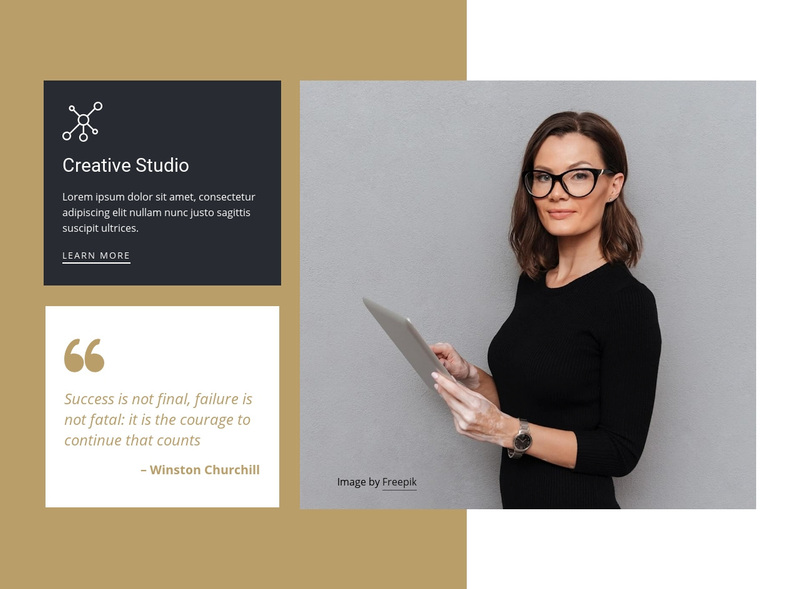Marketing options for business owners Squarespace Template Alternative