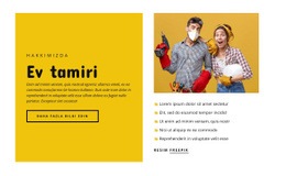 Ev Onarım Hizmetleri Için Ücretsiz Tasarım Şablonu