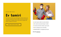 Ev Onarım Hizmetleri - WordPress Temasını Ücretsiz Indirin