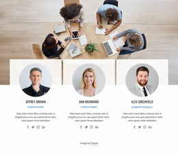 Business Leading Team - Creative Multipurpose Website Builder