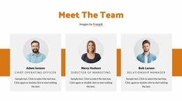 Team Design - Easywebsite Builder