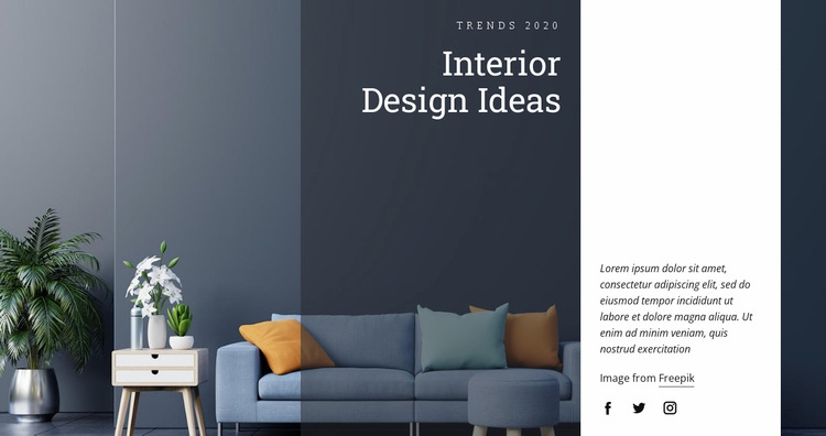 Decorate walls with paintings WordPress Website Builder