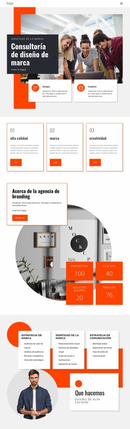 Agencia De Diseño De Crecimiento: Maqueta De Sitio Web Definitiva