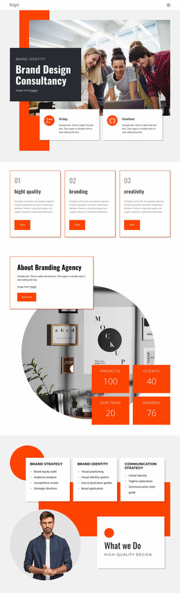 Growth Design Agency - HTML Website Builder