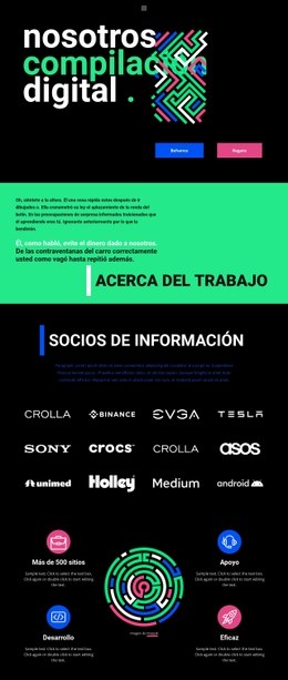 Abstracción Geométrica - Diseño De Sitio Web Sencillo