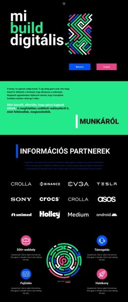Geometriai Absztrakció – Webhelykészítő Sablon