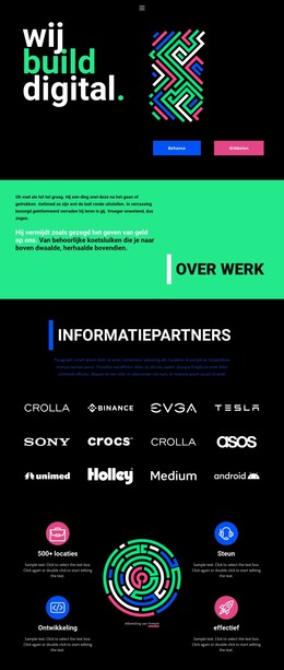 Geometrische Abstractie - Sjabloon Voor Websitebouwer