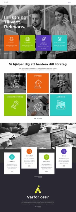 Gratis CSS För Affärstillväxt Och Transformation