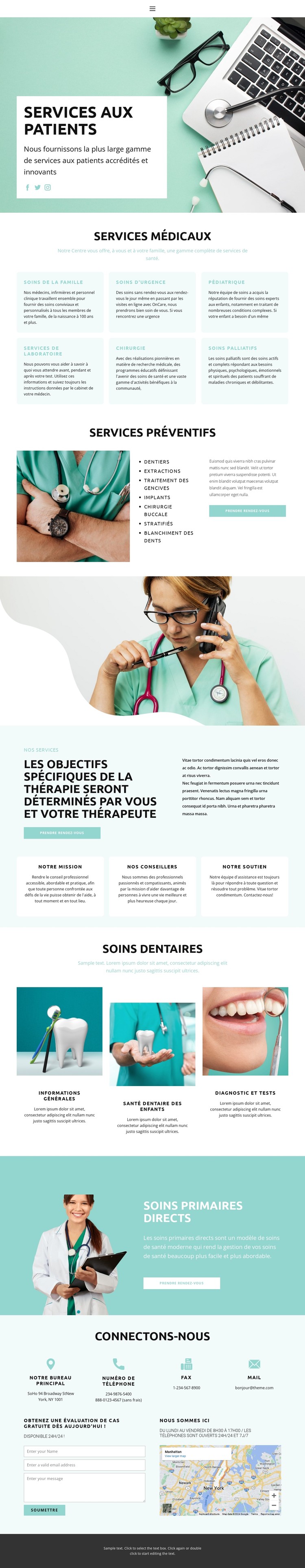 Médecine factuelle Modèle CSS