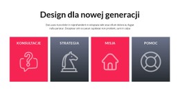 Komórki Z Dużymi Ikonami Darmowy Szablon