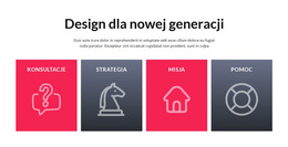 Komórki Z Dużymi Ikonami - Pobranie Szablonu Strony Internetowej