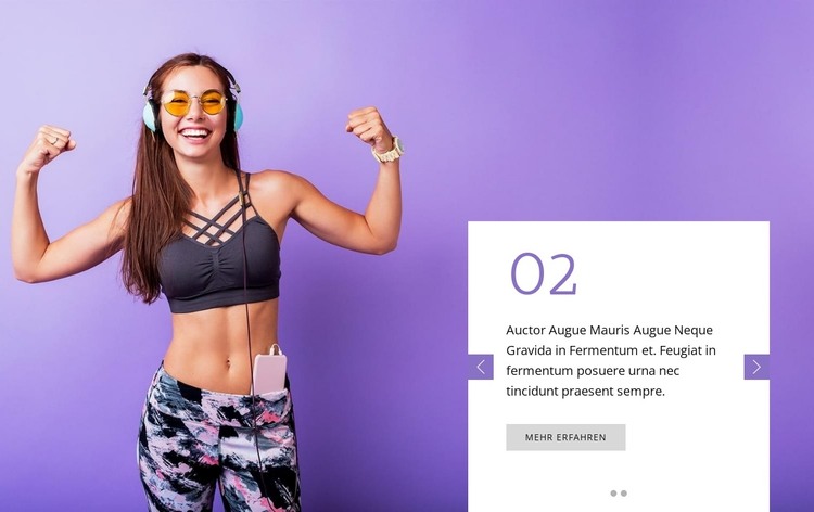 Gruppenfitnessstudio HTML-Vorlage