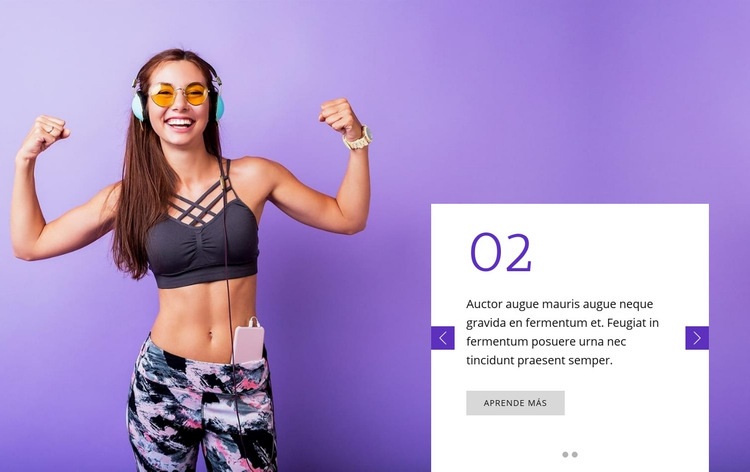 Gimnasio grupal Plantilla HTML5