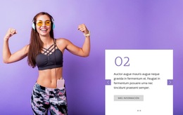 Gimnasio Grupal Plantilla De Sitio Web