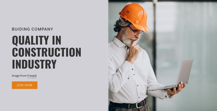 Construction industry works CSS Template