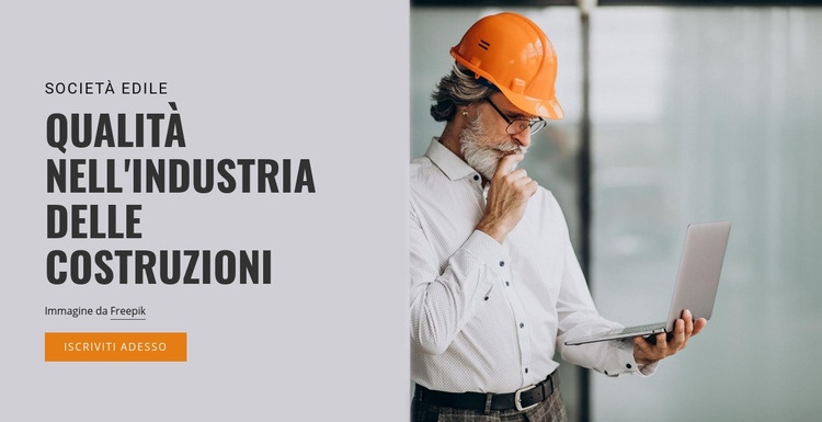 L'industria delle costruzioni funziona Progettazione di siti web