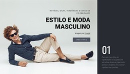 Estilo E Moda Masculinos - Modelo Premium