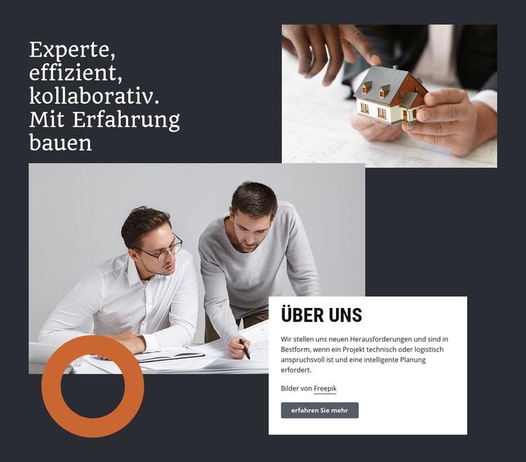  Dienstleistungen von Architekturexperten CSS-Vorlage