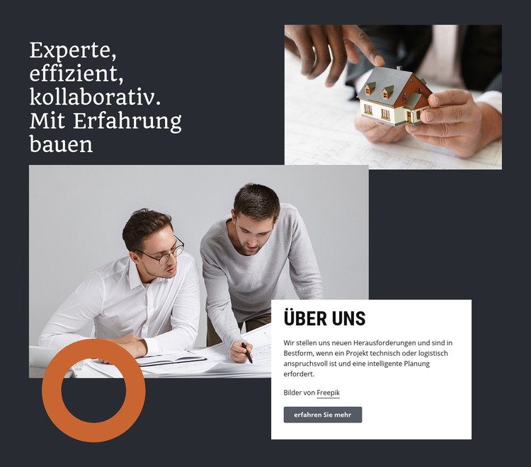  Dienstleistungen von Architekturexperten HTML-Vorlage