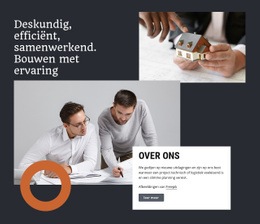 Architectuur Expert Services - Creatief, Multifunctioneel Websitemodel