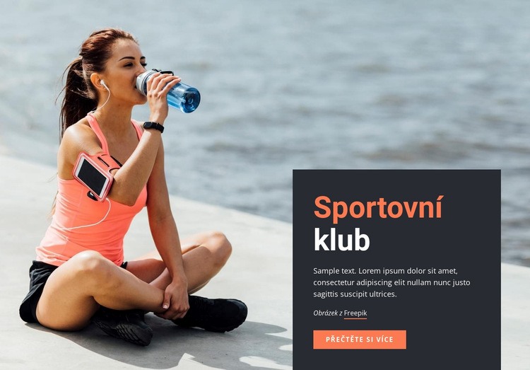 Běžecký sportovní klub Šablona CSS