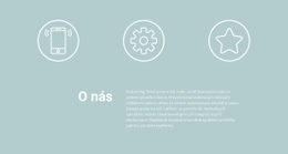 Bezplatné Stažení Šablony Html Pro Ikony A Text