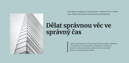 Architektura Budoucnosti - Webová Šablona